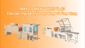 Máy co màng nhiệt là gì? Cấu tạo, nguyên lý hoạt động và ứng dụng trong dây chuyền đóng gói hiện đại